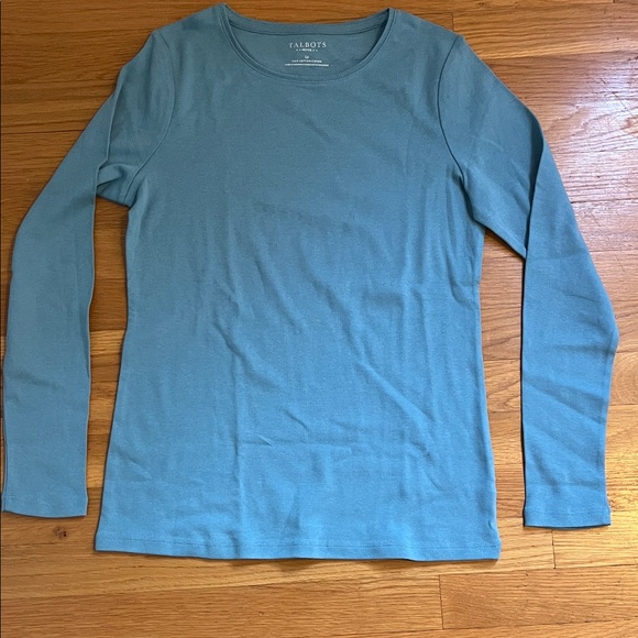 Talbots Tops - Talbots Teal Long Sleeve Shirt